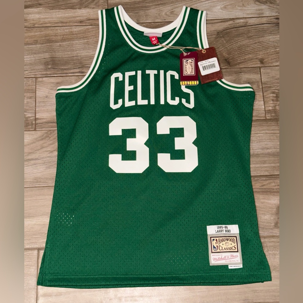 Mitchell & Ness Green Celtics Jersey with White Accents